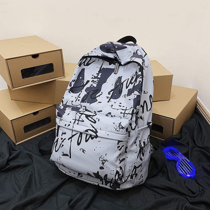 Women's & Men's Camouflage Retro Street Trendy Korean Style Backpacks