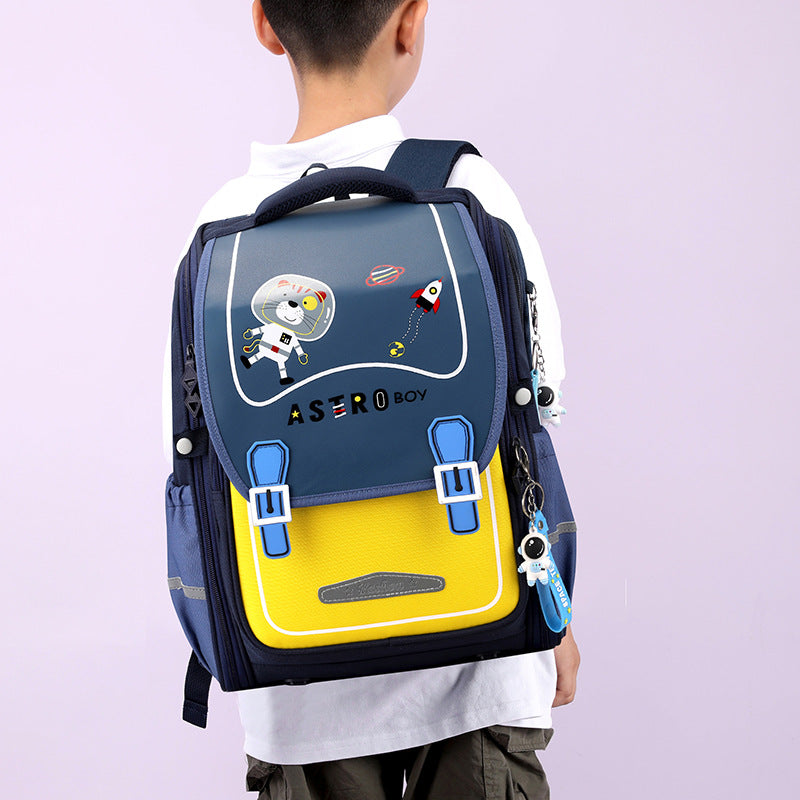 Children's Korean Cartoon For Primary One-piece Boys Backpacks