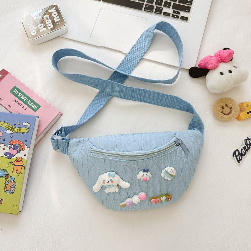 Children's Cute Little Go Out Small Bunny Children's Shoulder Bags