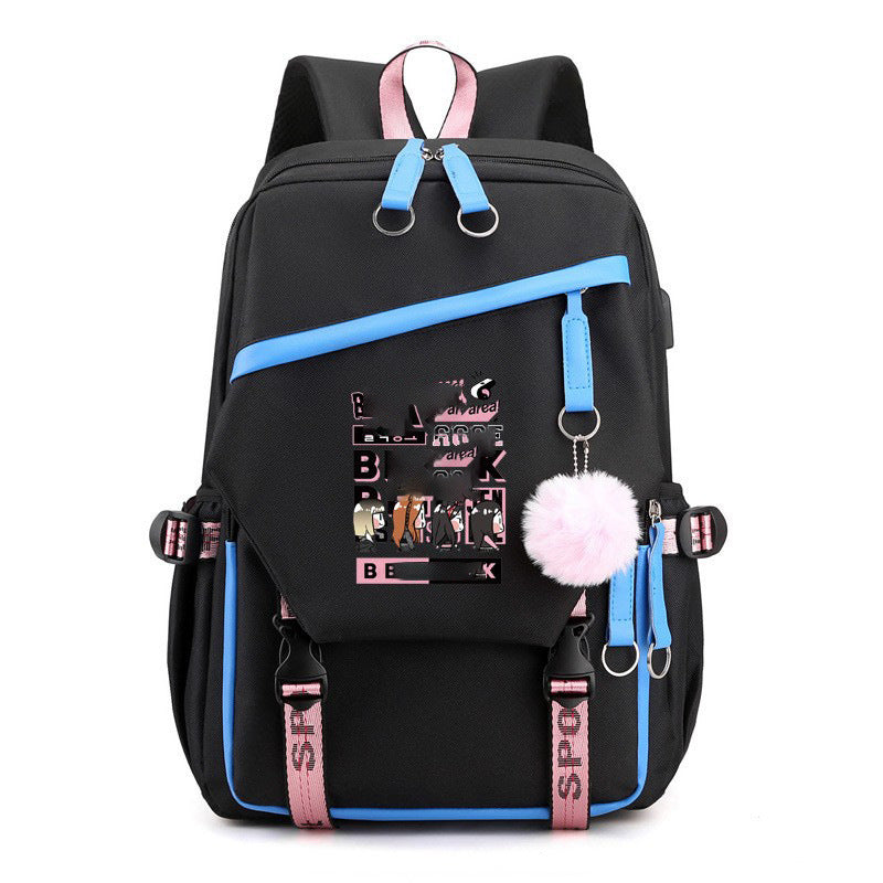 Park Kim Starry Sky Korean Style Backpacks