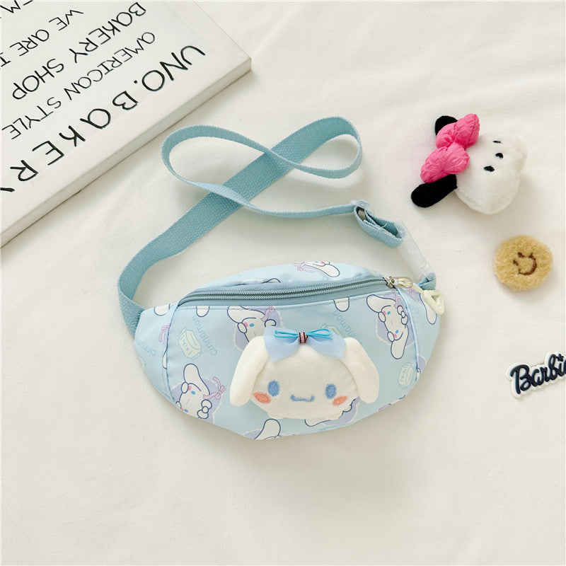 Children's Cartoon Doll Oxford Cloth Pattern Large Children's Waist Packs