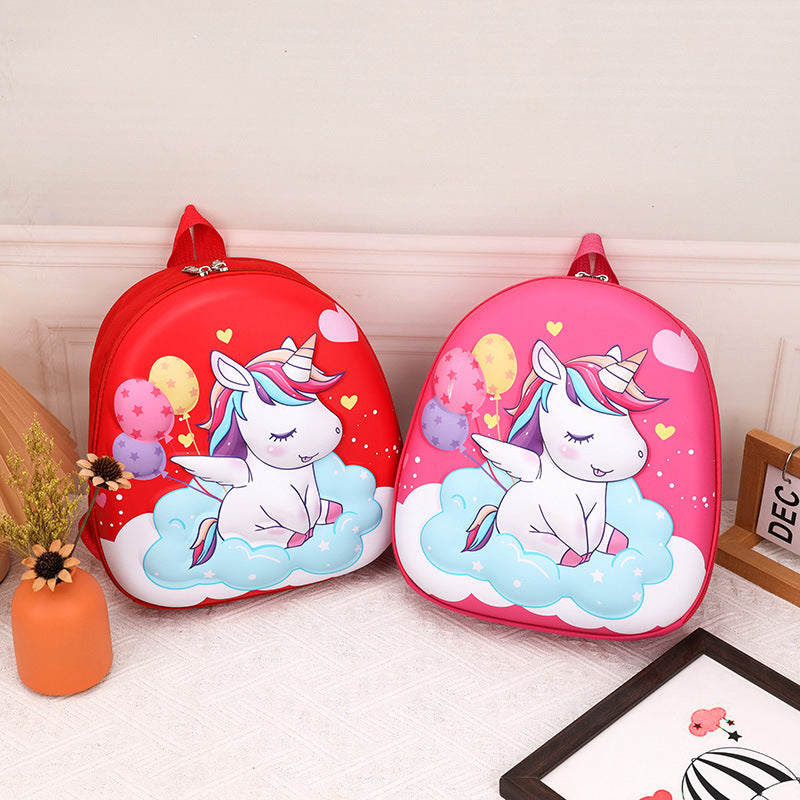 Children's Hard Shell Cute Unicorn Dinosaur Cartoon Kindergarten School Bags