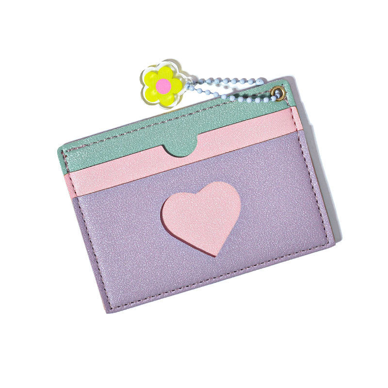 Dopamine Korean Style Short Chic Multicolor Ladies Wallets