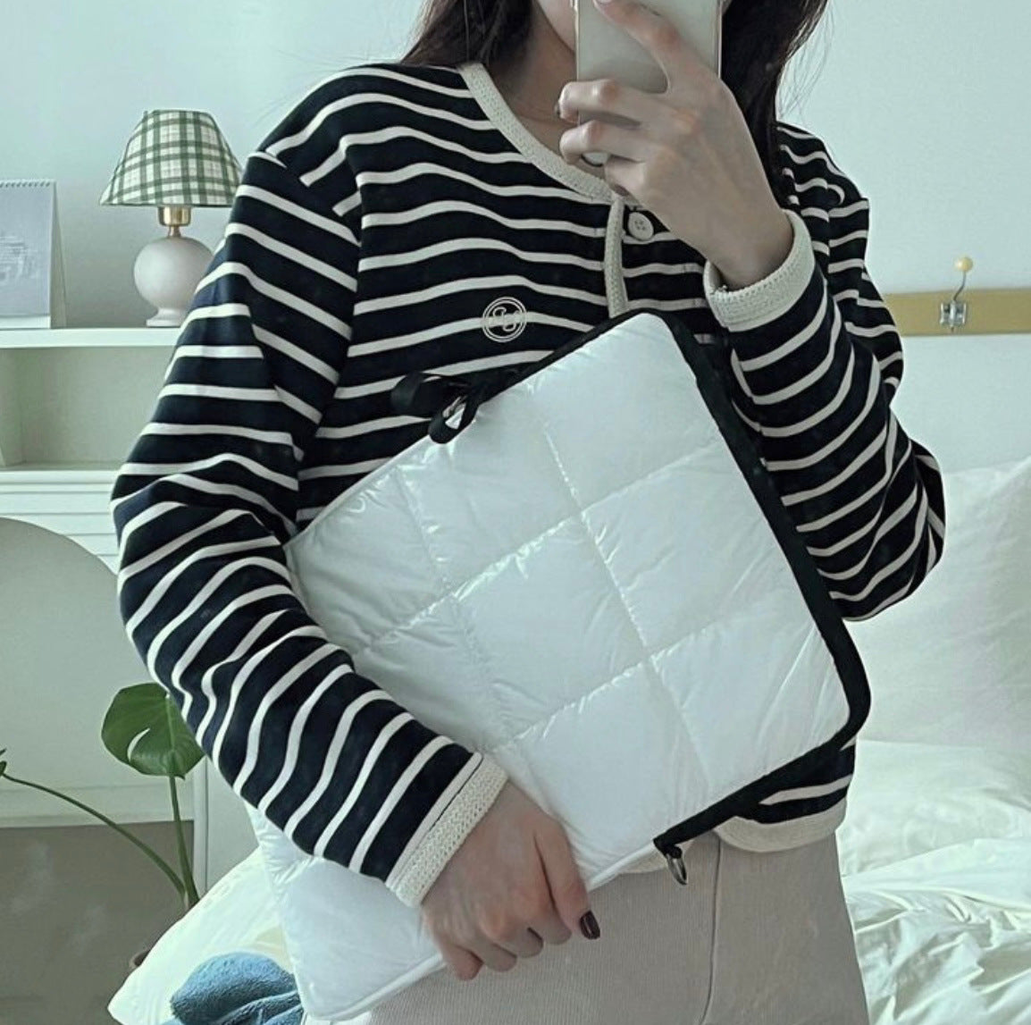 Thick Quilted Soft Liner Shockproof Inch Tablet Bags