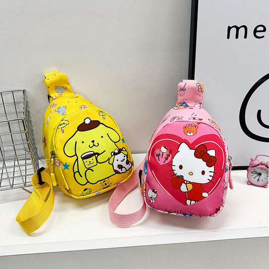 Children's Trend Cartoon Printed Pattern Boys Cute Children's Waist Packs