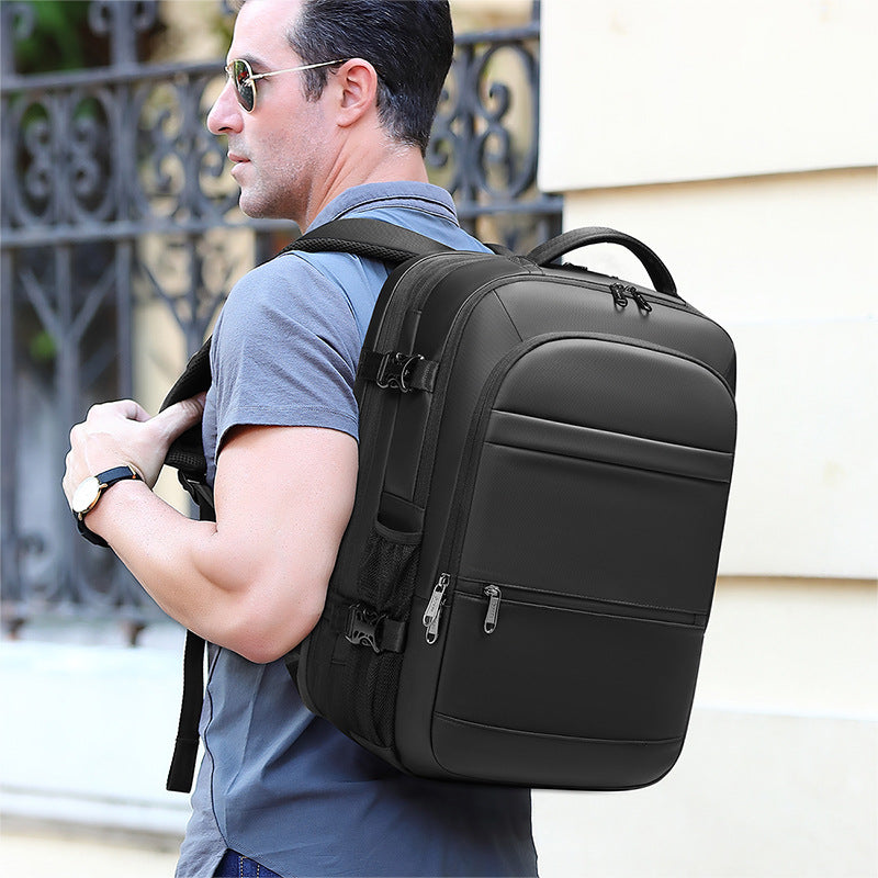 Men's Business Advanced Computer Expandable Large Capacity Backpacks