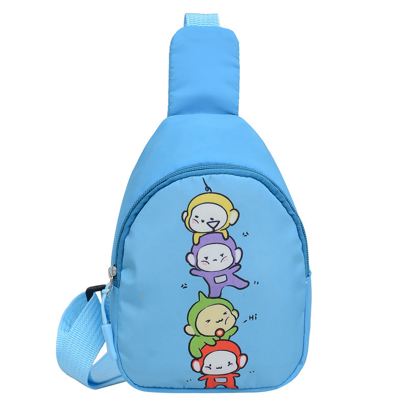 Children's Boys Cute Trendy Canvas Fashion Children's Waist Packs