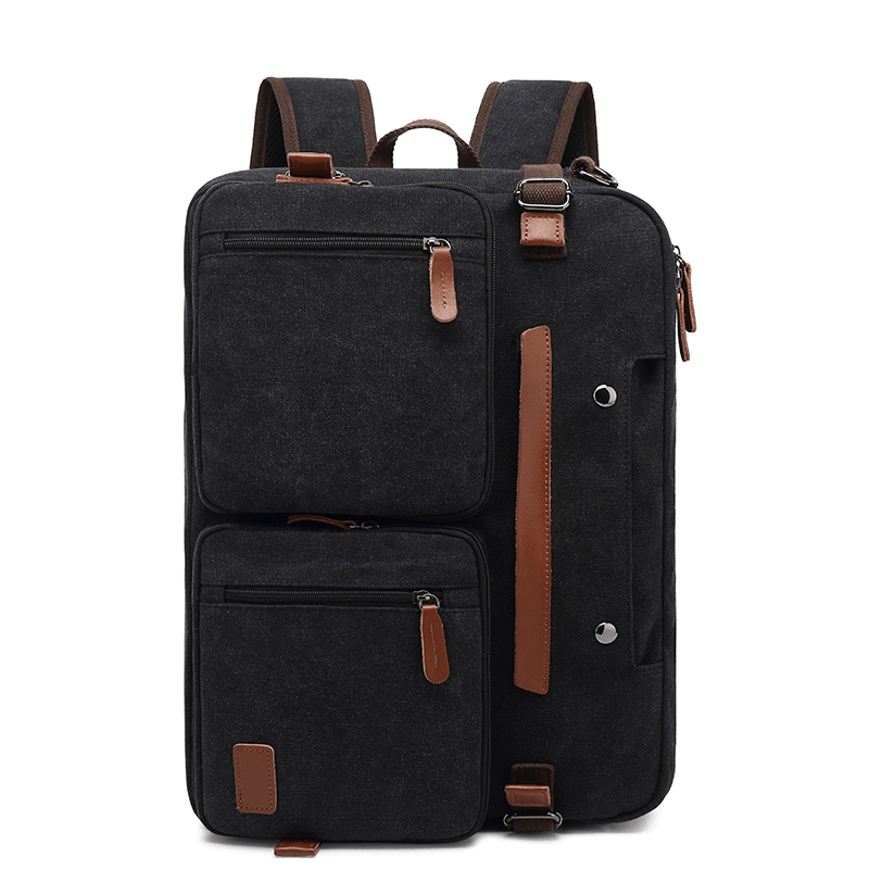 Men's Computer Canvas Waterproof Notebook Portable Bags