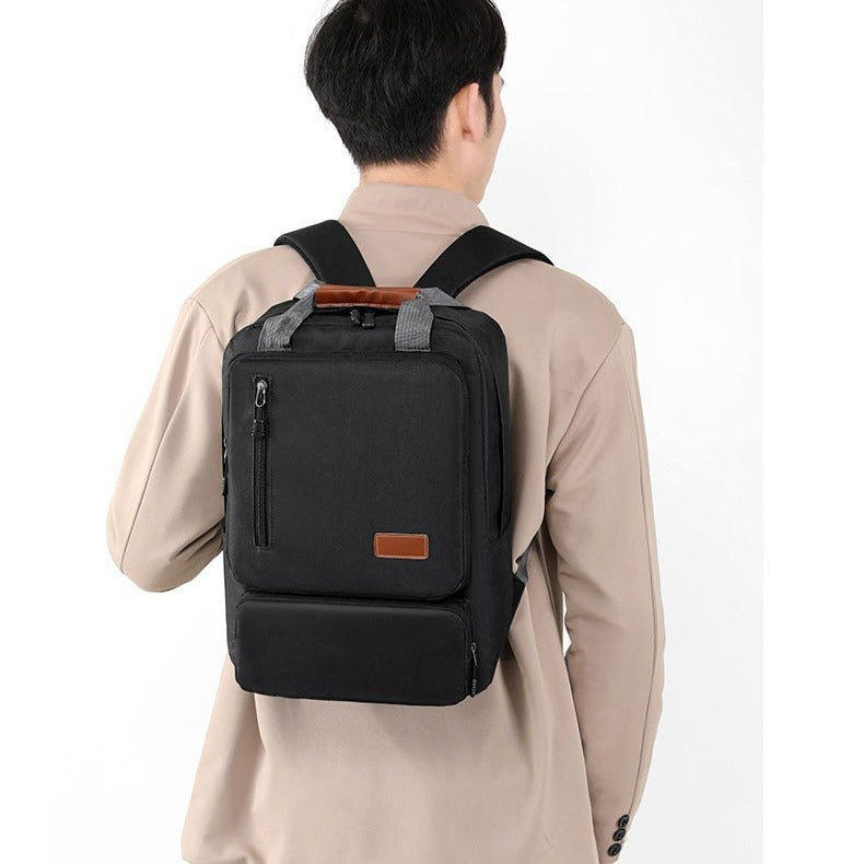 Men's Business Fashion Three-piece Suit Computer Large Backpacks