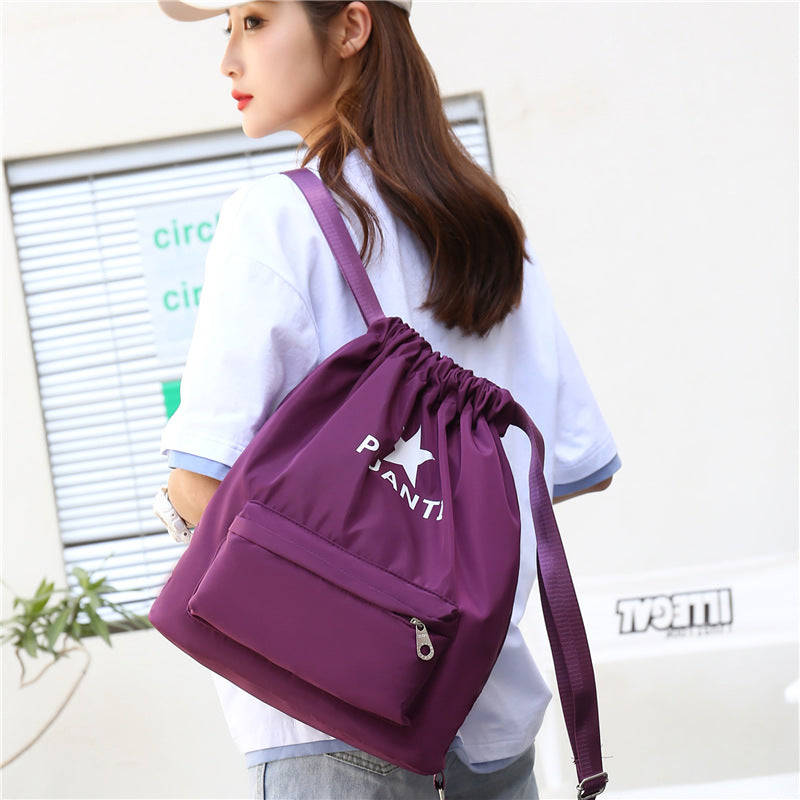 Women's & Men's & Large Capacity Drawstring Gymnastic Valise Backpacks