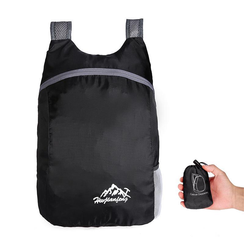 Women's & Men's & Folding Storage Skin Waterproof Printed Sports Backpacks