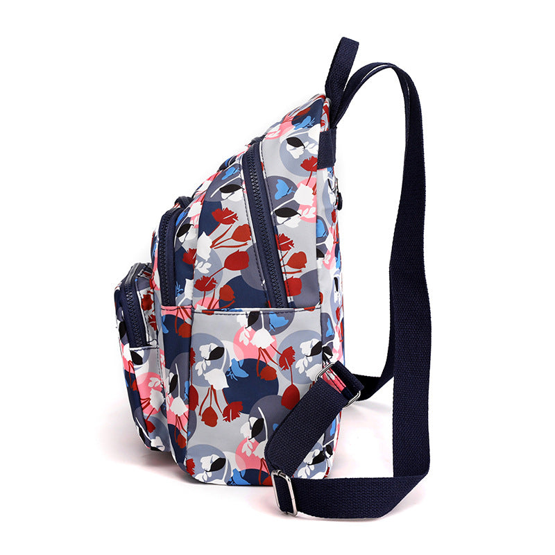 Women's Leisure Nylon Printed Large Capacity Fashion Backpacks