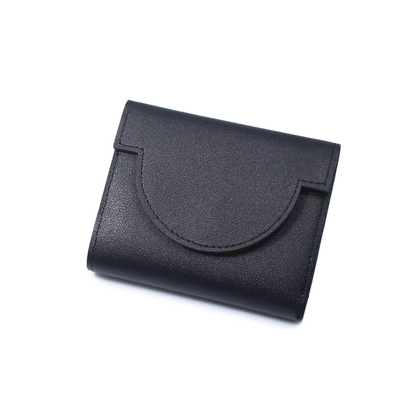 Women's Simple Short Fresh Folding Fashion Coin Purses