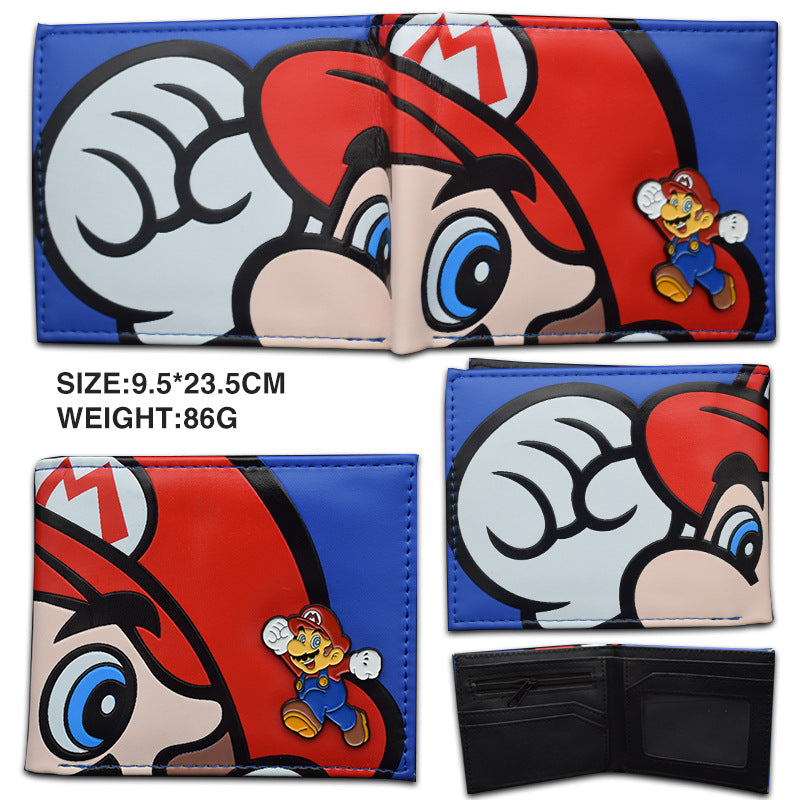 Super Mary Game Anime Peripheral Mario Coin Purses