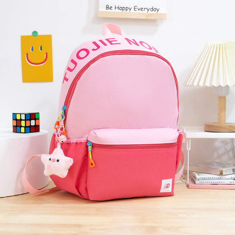 Children's Lightweight Primary Junior Large Capacity Korean Style Female College Elementary School Students' Schoolbags