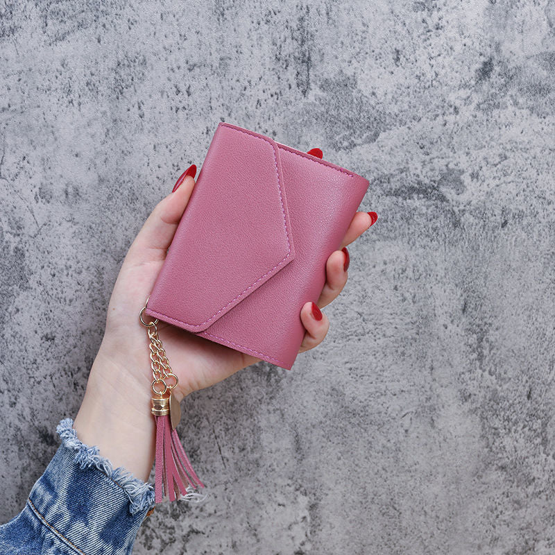 Portefeuilles courts à plusieurs fentes pour femmes, petits portefeuilles à la mode pour dames