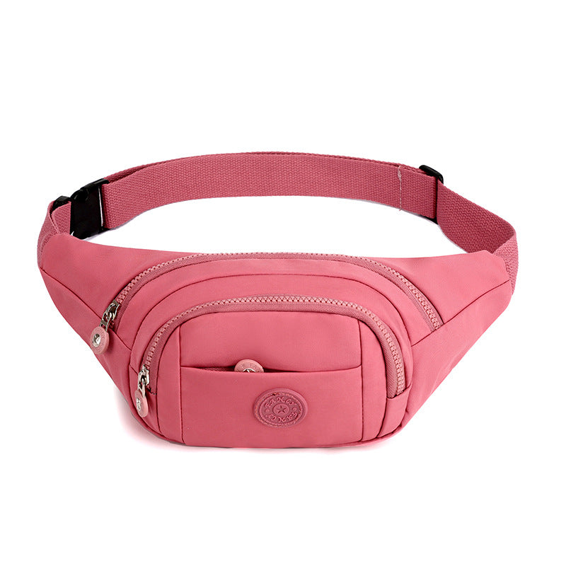 Women's Graceful Korean Fashion Printed Mobile Waist Packs