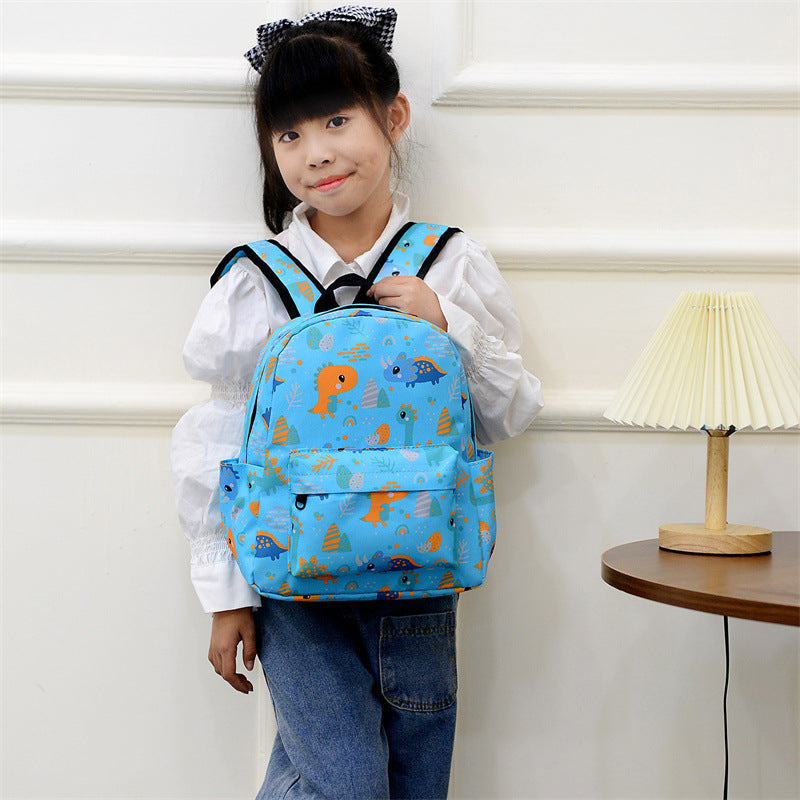 Children's Cute Korean Style Little Dinosaur Simple Children's Backpacks