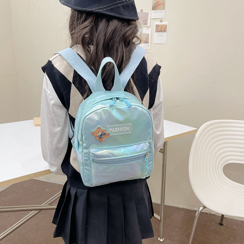 Children's Cartoon Glossy Large Capacity Fashionable Simple Children's Backpacks