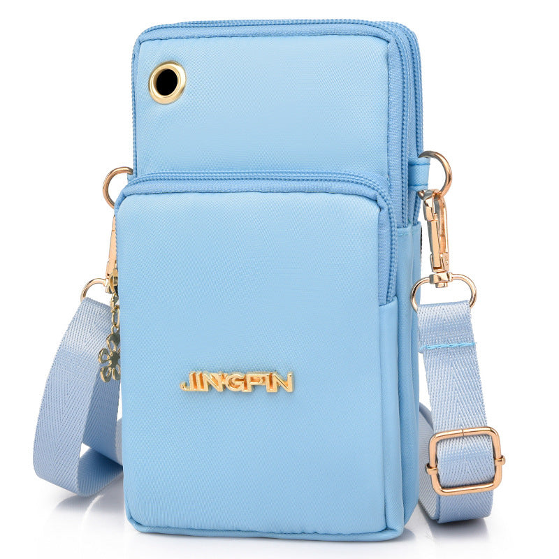 Women's Mobile Mini Summer Single Canvas Vertical Phone Bags