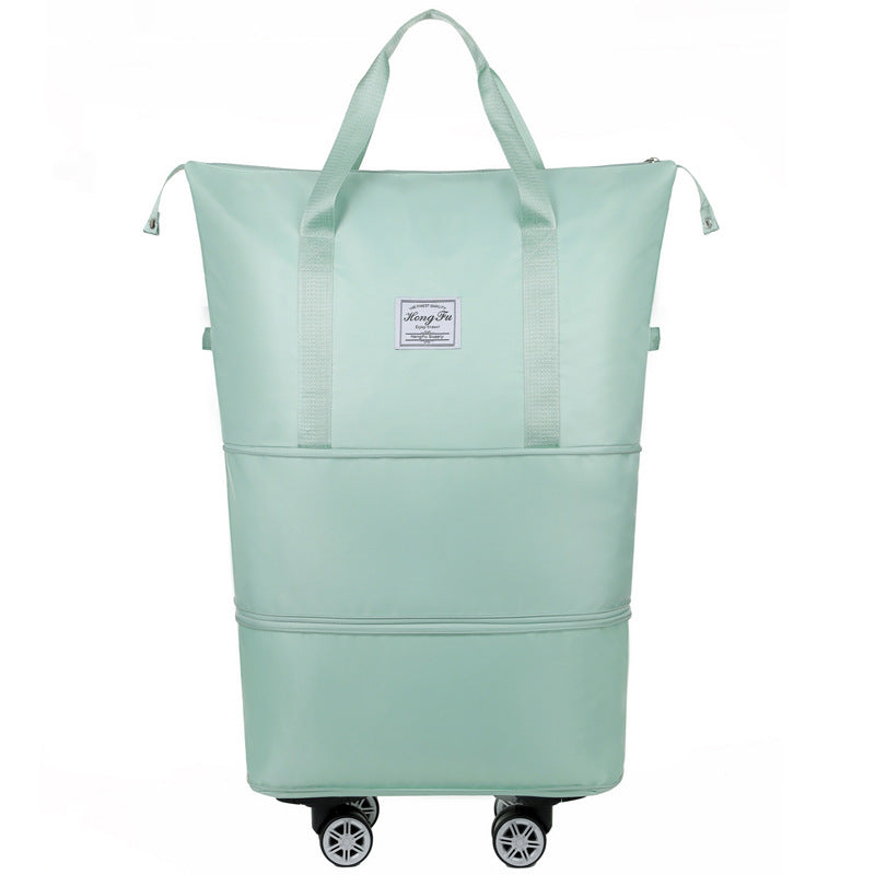 Wheels Oversized Capacity Tote Expansion Quick Travel Bags