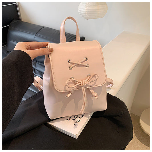 Women's Ballet Style Bow Fashionable Cute Portable Backpacks