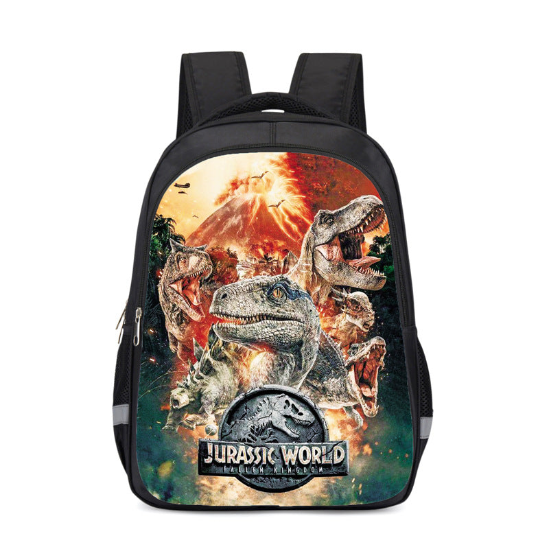 Boy Dinosaur Grade Waterproof Cartoon Burden Middle School Students' Schoolbags