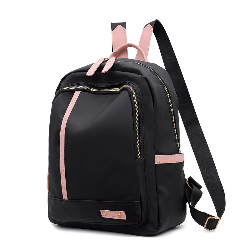 Women's Oxford Cloth Trendy Korean Street Contrast Backpacks