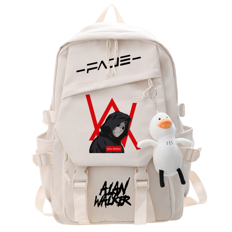 Men's Alan Walker Cotton Candy Large Capacity Backpacks