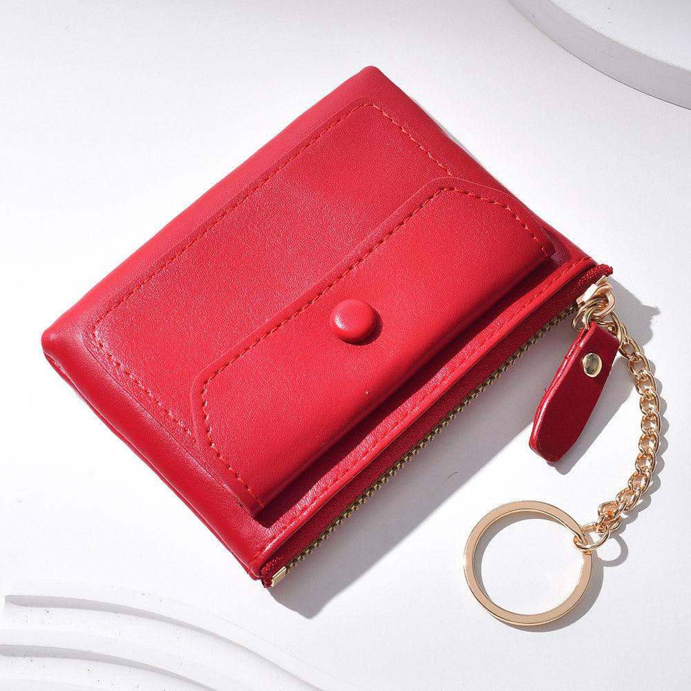 Women's Portable Small Mini Storage Short Coin Purses