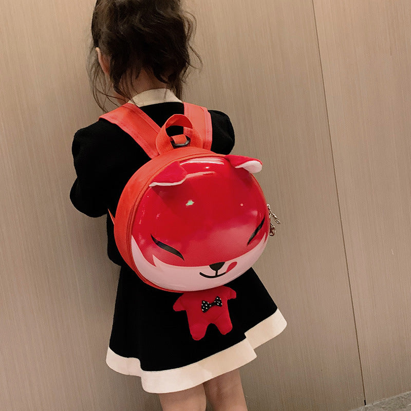 Children's Creative Korean Cartoon Cute Plush Boys Elementary School Students' Schoolbags