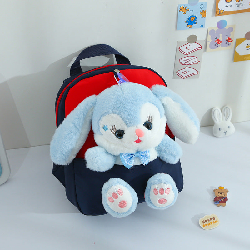 Children's Cartoon Cute Plush Rabbit Grade Doll Elementary School Students' Schoolbags