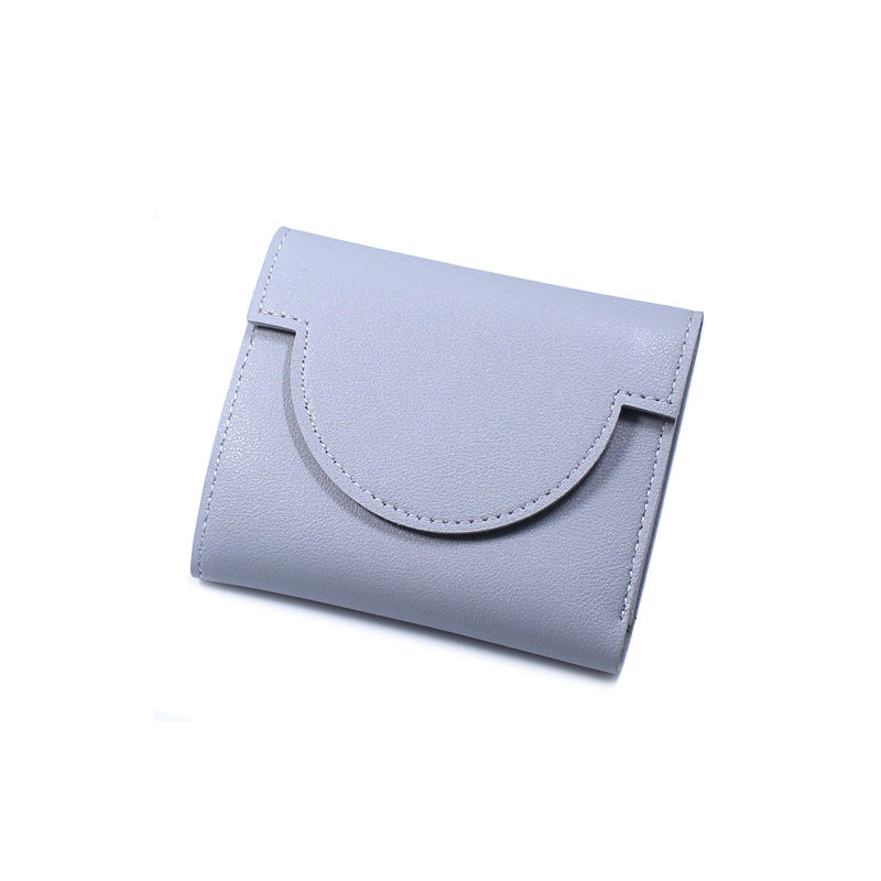 Women's Simple Short Fresh Folding Fashion Coin Purses