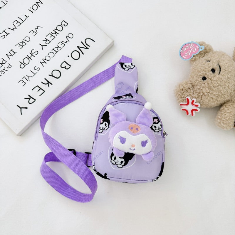 Children's Cartoon Cute Little Princess Ocean Pneumothorax Children's Waist Packs