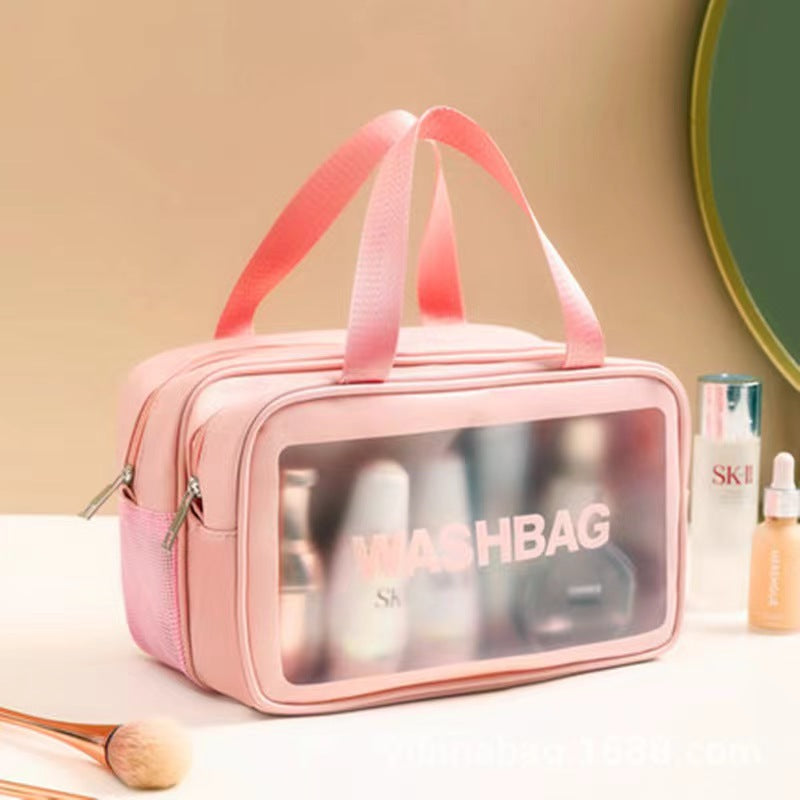 Women's Portable Wash Large Capacity Dry Wet Cosmetic Bags