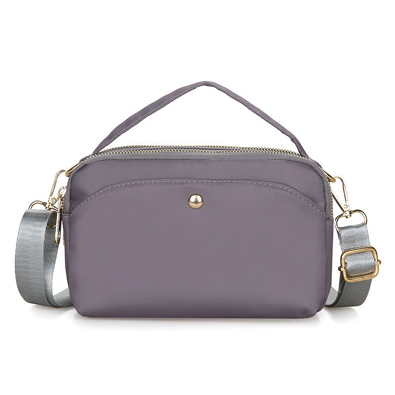 Women's Cloth Solid Color Small Large Capacity Crossbody Bags