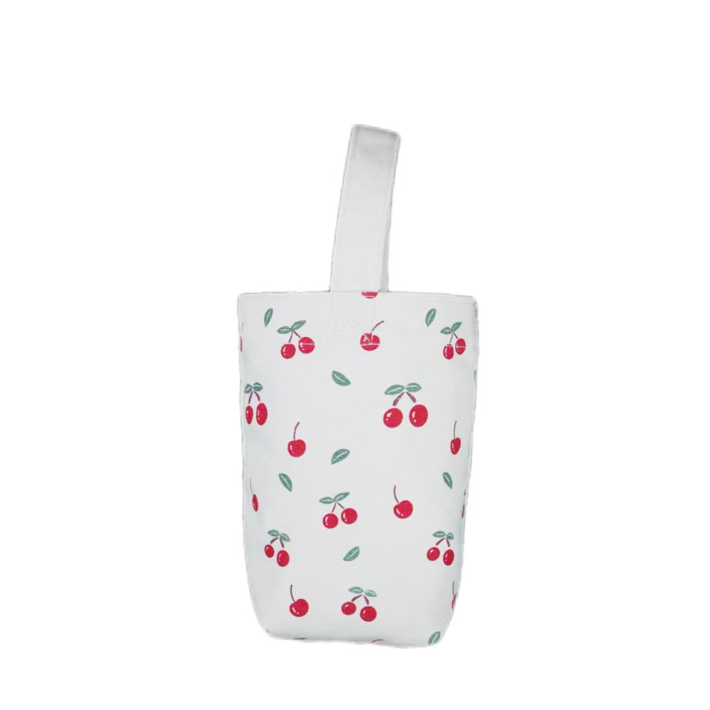 Children's Printed Canvas Cherry Cute Kettle Hand-held Children's Coin Purse