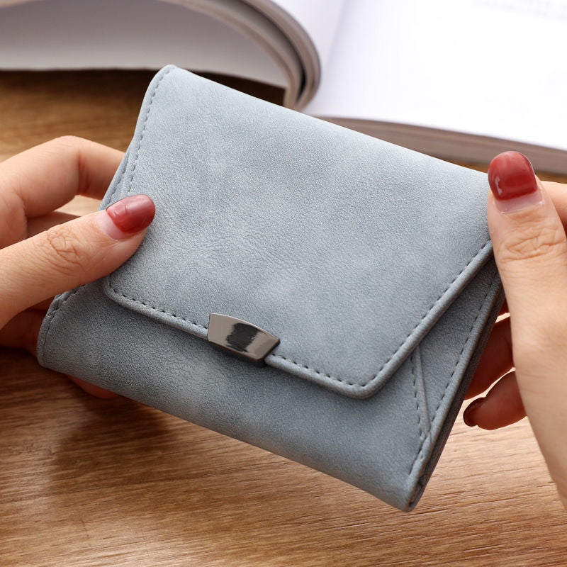 Women's Short Korean Style Simple Fashion Small Coin Purses