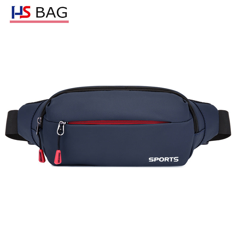 Waterproof Korean Style Large Capacity Personality Cash Leisure Men's Waist Packs