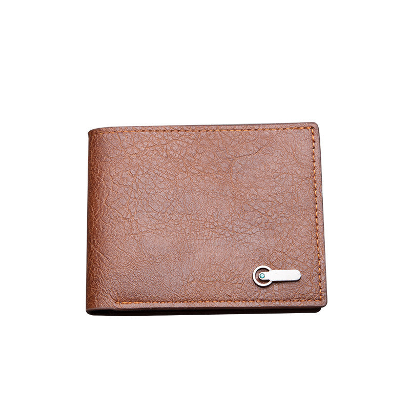 Casual Men's Elegant Business Short Leather Men's Wallets