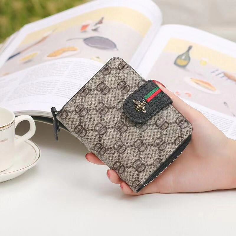 Women's Retro Short Zipper Small Simple Cute Ladies Wallets