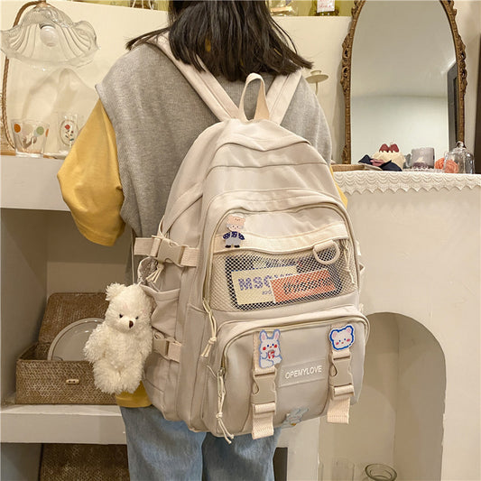 Charming Korean Style Good-looking High College Backpacks