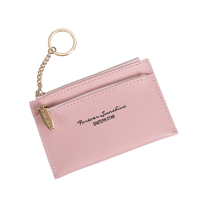 Women's Style Small Solid Color Simple Fresh Ladies Wallets