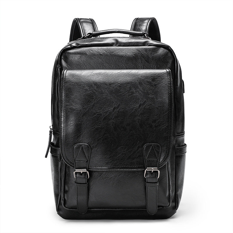 Men's Fashion Trendy Korean Style Large Computer Backpacks