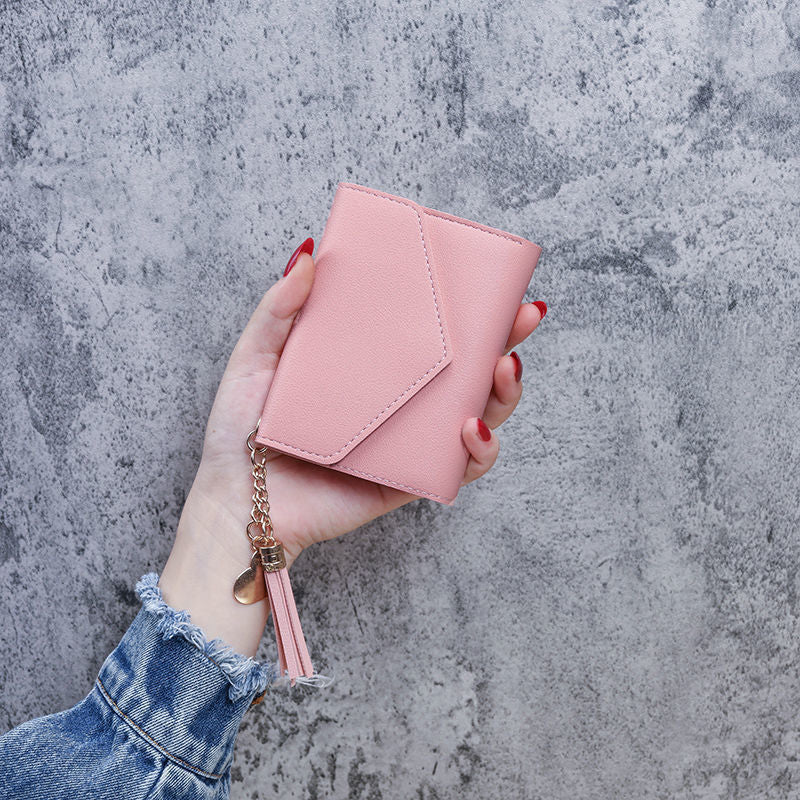 Portefeuilles courts à plusieurs fentes pour femmes, petits portefeuilles à la mode pour dames