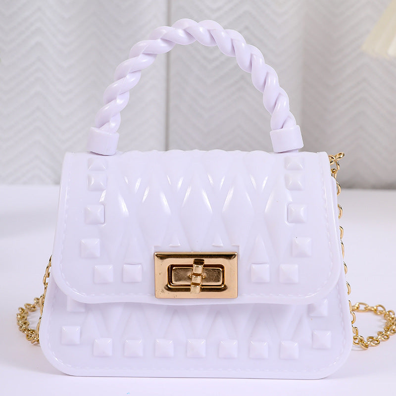 Refreshing Pearl Tote Jelly Mini Chain Crossbody Bags