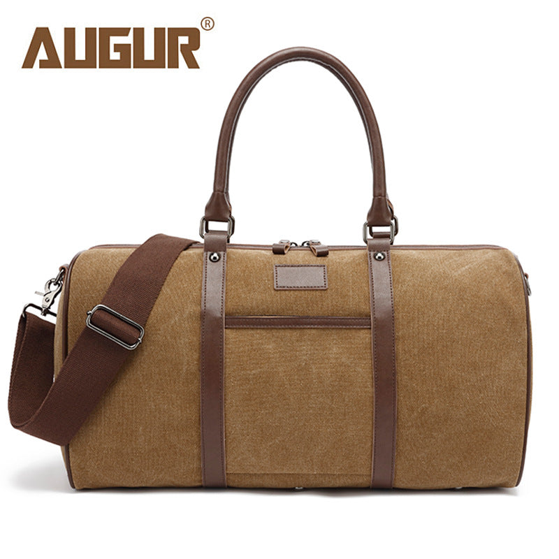 Men's Autumn Canvas Traveling Fan Neutral Dry Travel Bags