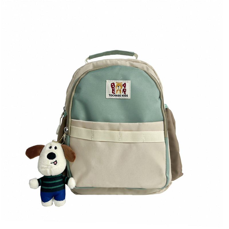 Children's Cute Cartoon Portable Burden Alleviation Puppy Children's Backpacks