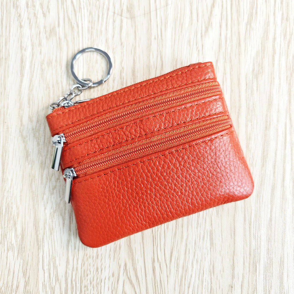 Women's Genuine Leather Business Short Small For Coin Purses