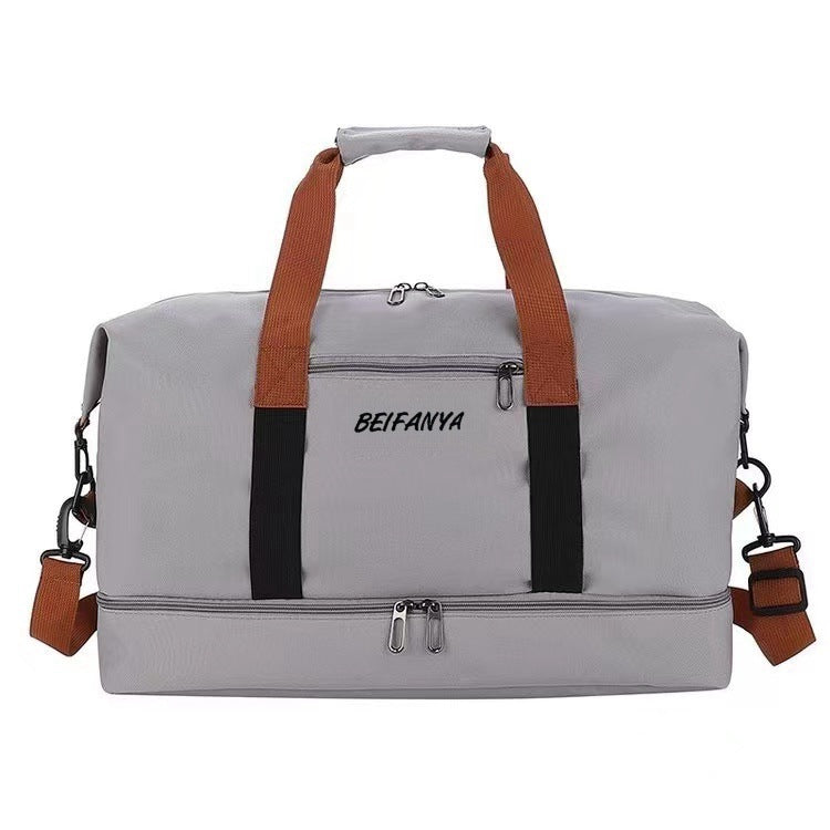 Short Lightweight Business Trip Canvas Large Capacity Travel Bags